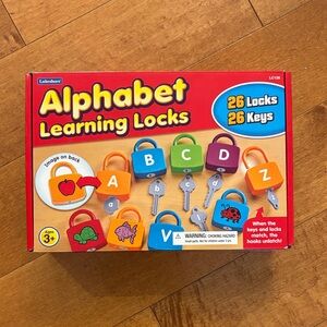 Lakeshore Alphabet Learning Locks - Colorful Educational Toy- like new!